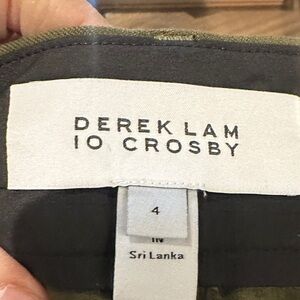 10 Crosby Derek Lam Olive Ankle Pants